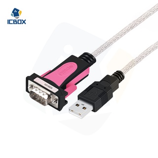 【ICBOX】 Z-TEK USB2.0轉RS232串口轉換器 工業級ZTEK轉換器 /0400101345001