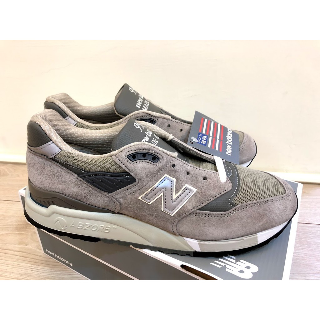 【Ash Co.】 New balance 美製 M998GY 原色灰 余文樂最愛 998GY