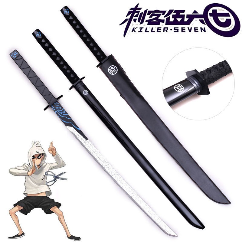魔刀千刃大號武器1米金屬魔刀千刃100厘米刺客伍六七cos動漫道具 蝦皮購物
