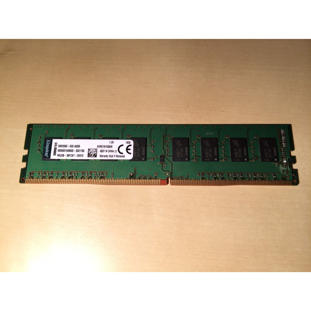 Kingston DDR4 2133 8G_KVR21N15S8/8_金士頓