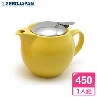 ZERO JAPAN 典藏陶瓷不鏽鋼蓋壺(甜椒黃)450cc
