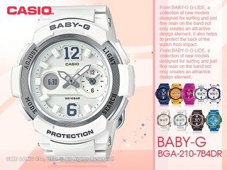 CASIO BABY-G BGA-210-7B4 防震防水 保固一年 開發票 LED BGA-210 國隆手錶專賣店