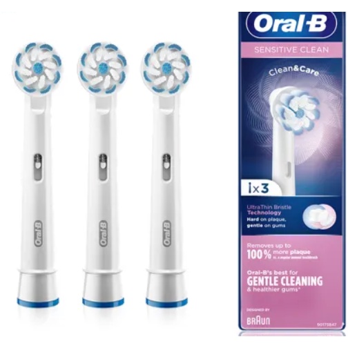Oral B - EB60-3 超細毛護齦刷頭3支裝