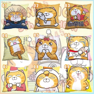 🌈私人定製🌈 白爛貓抱枕 臭臉貓 愛嗆人 臭拽貓 3D印圖 雙面印花 可客製 方形抱枕 靠墊 抱枕