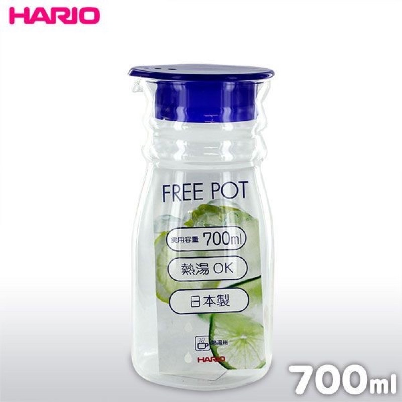 日本製 hario 耐熱玻璃冷水壺 700cc HARIO 可耐熱 冷水壺/果汁壺