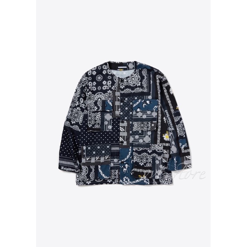 NEIGHBORHOOD 21SS BANDANA C-SHIRT.LS - Tシャツ