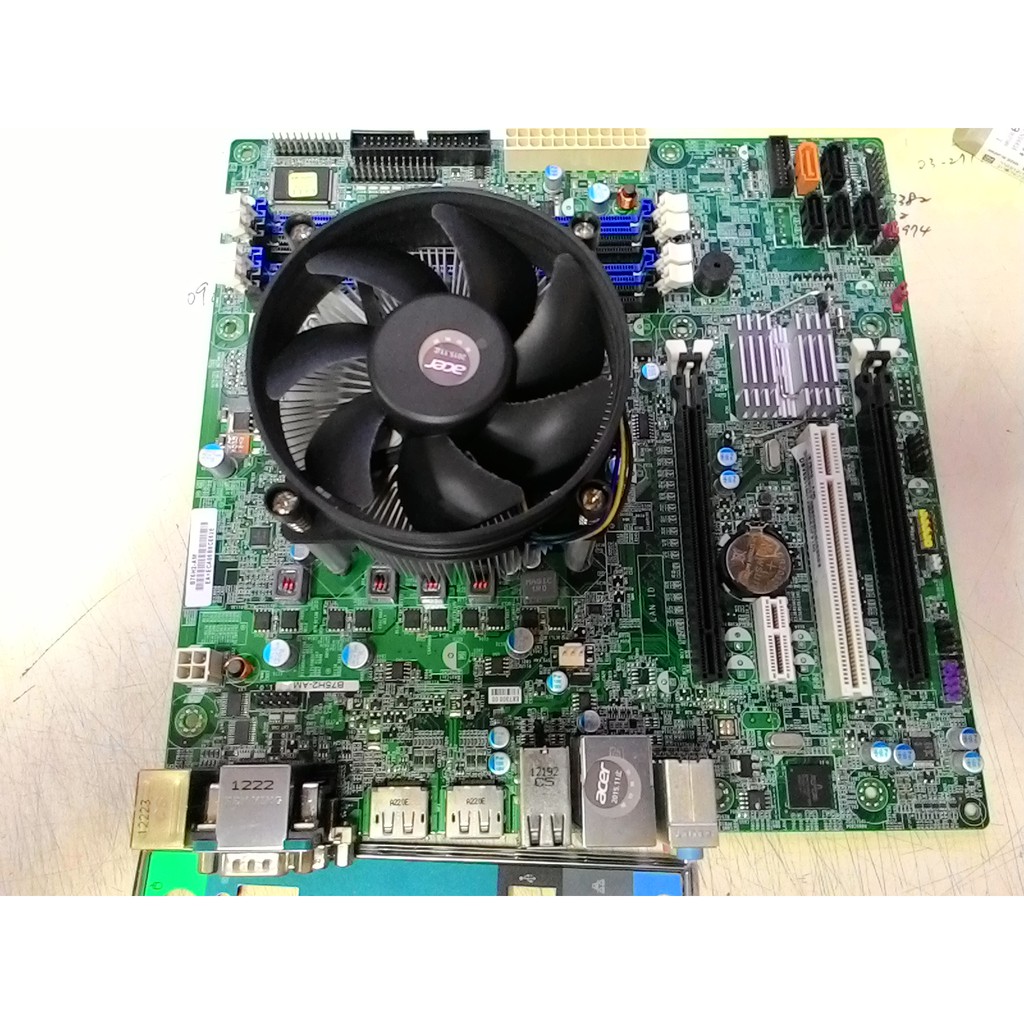 宏碁ACER B75H2-AM 套裝機拆下1155 / DDR3 /U3S3 主機板+擋板+風扇 $650元