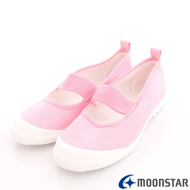 日本月星Moonstar機能童鞋 日本製室內鞋款 1931粉(中小童段)