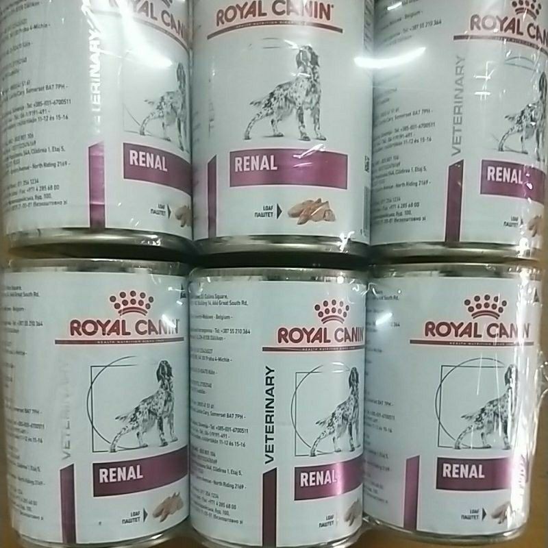 🎐Q10寶寶🎐法國皇家 - Renal 犬隻腎臟處方濕糧罐頭 410g (腎病罐頭) (新包裝)1組6罐