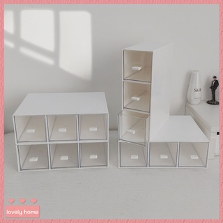 【Lovely home】ins風桌麵收納盒抽屜式學生膠帶文具筆宿捨書桌化妝品整理置物架
