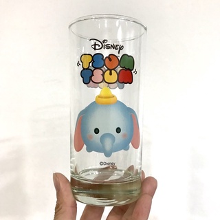 迪士尼Disney Tsum Tsum 小飛象玻璃杯 水杯 果汁杯