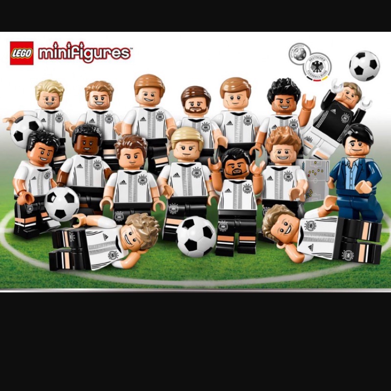 71014 預購特惠價 一套 Lego 樂高 德國足球