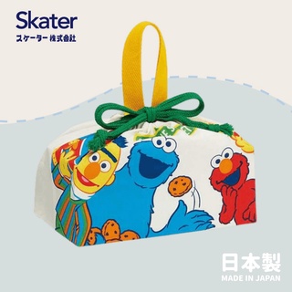 現貨 日本製 Skater 芝麻街 束口 便當袋｜收納袋 兒童餐袋 束口袋 手提袋 ELMO 餅乾怪獸 富士通販