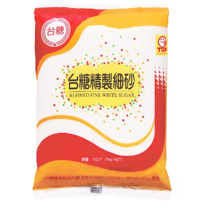 【熊愛趣烘焙材料】台糖 細砂 精緻細砂糖 1kg 原裝 細砂 蔗糖 砂糖