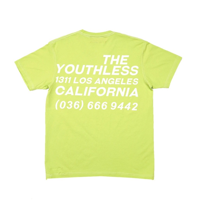 Sale The Youthless 螢光綠logo上衣 蝦皮購物