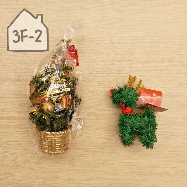 3f 2雜貨舖 Daiso Japan 大創日本聖誕節裝飾系列 迷你聖誕樹麋鹿耶誕小物擺飾佈置 蝦皮購物