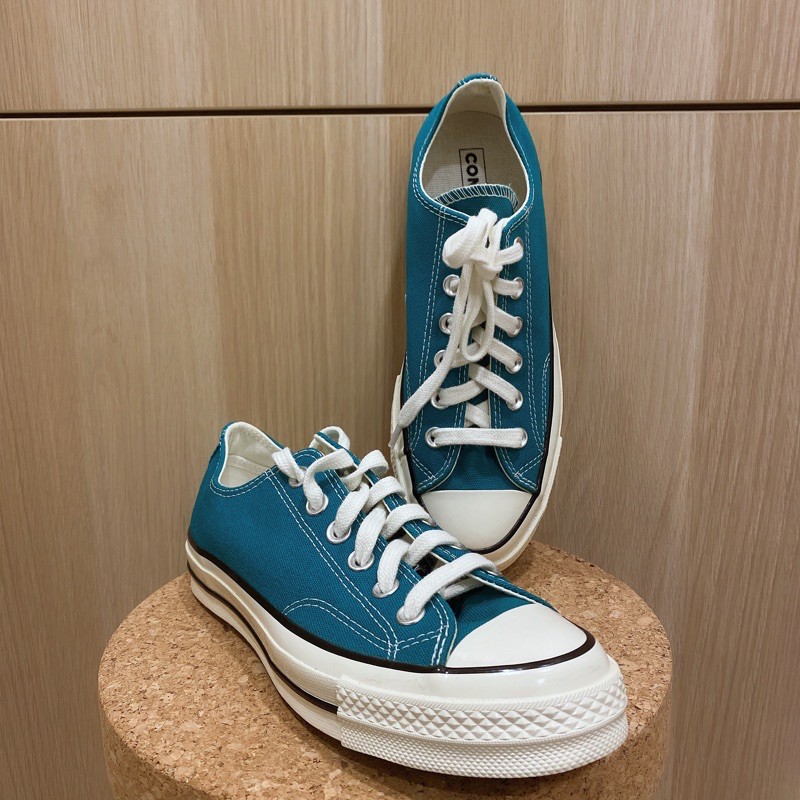 Converse Chuck Taylor 70 1970s 綠色 藍綠色 低筒 三星標 復刻 帆布鞋 167702C