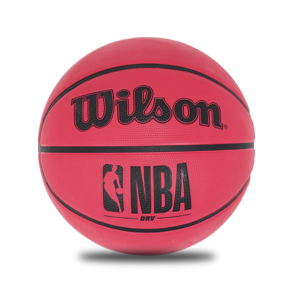 Wilson NBA NO.7 桃紅 黑 DRV系列 7號球 籃球 橡膠 室外用球 【ACS】 WTB9303XB07