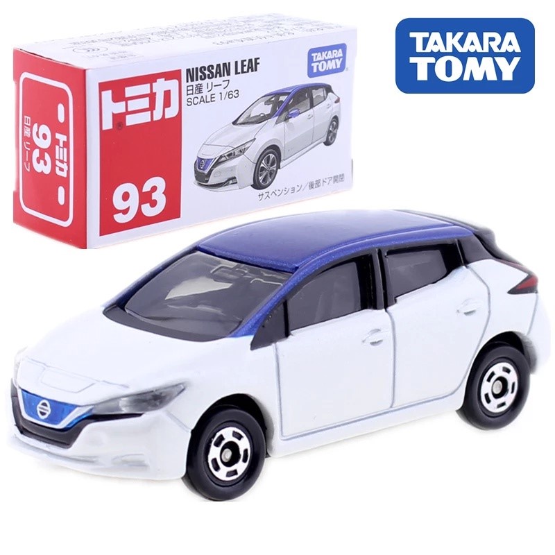 ☆勳寶玩具舖【現貨】TOMY 多美小汽車 TOMICA #93 裕隆 NISSAN LEAF 電動車