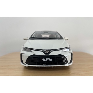 BuyCar模型車庫 1:18 Toyota Altis 12代模型車 購買贈送車牌一對