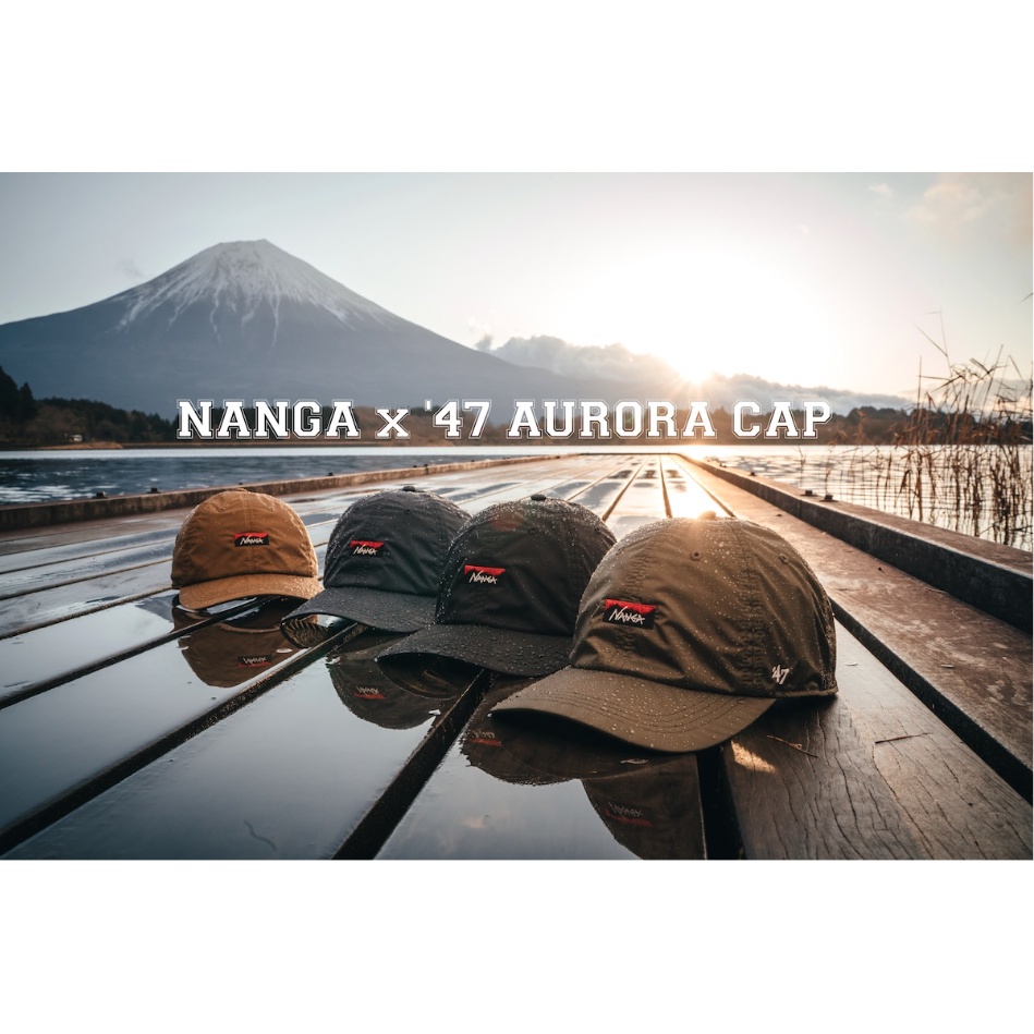 【 KASU 】🇯🇵  NANGA × 47 AURORA CAP 防水透氣棒球帽 聯名款 登山 露營 戶外帽