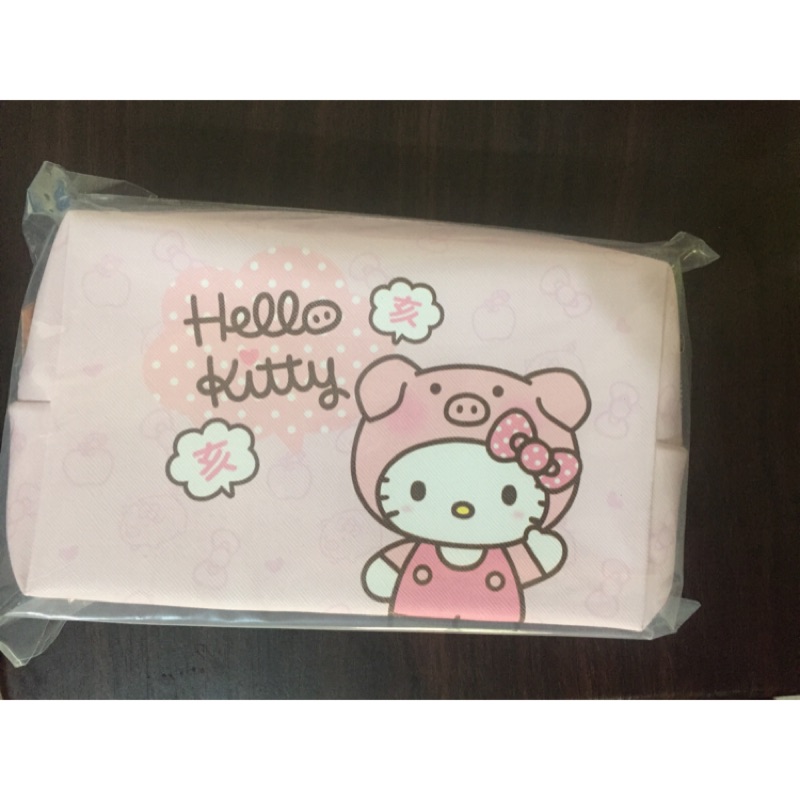 7-11 Hello Kitty豬年變裝造型萬用包 化妝包-亥年款