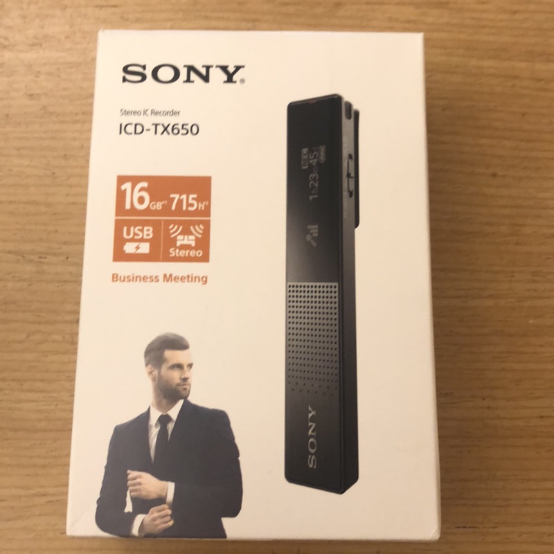 SONY ICD-TX650 立體聲錄音筆 16G（原廠公司貨）