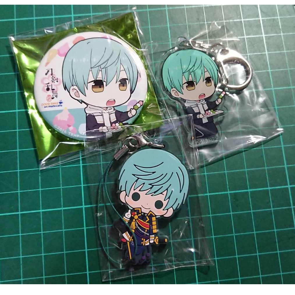 現貨 一期一振刀剣乱舞花丸咖啡壽屋刀劍亂舞animate Cafe 壓克力吊飾胸章軟膠 蝦皮購物