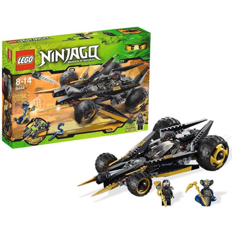二手無盒 LEGO 樂高 忍者系列 9444 Cole’s Tread Assault | 蝦皮購物