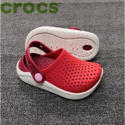 crocs literide red