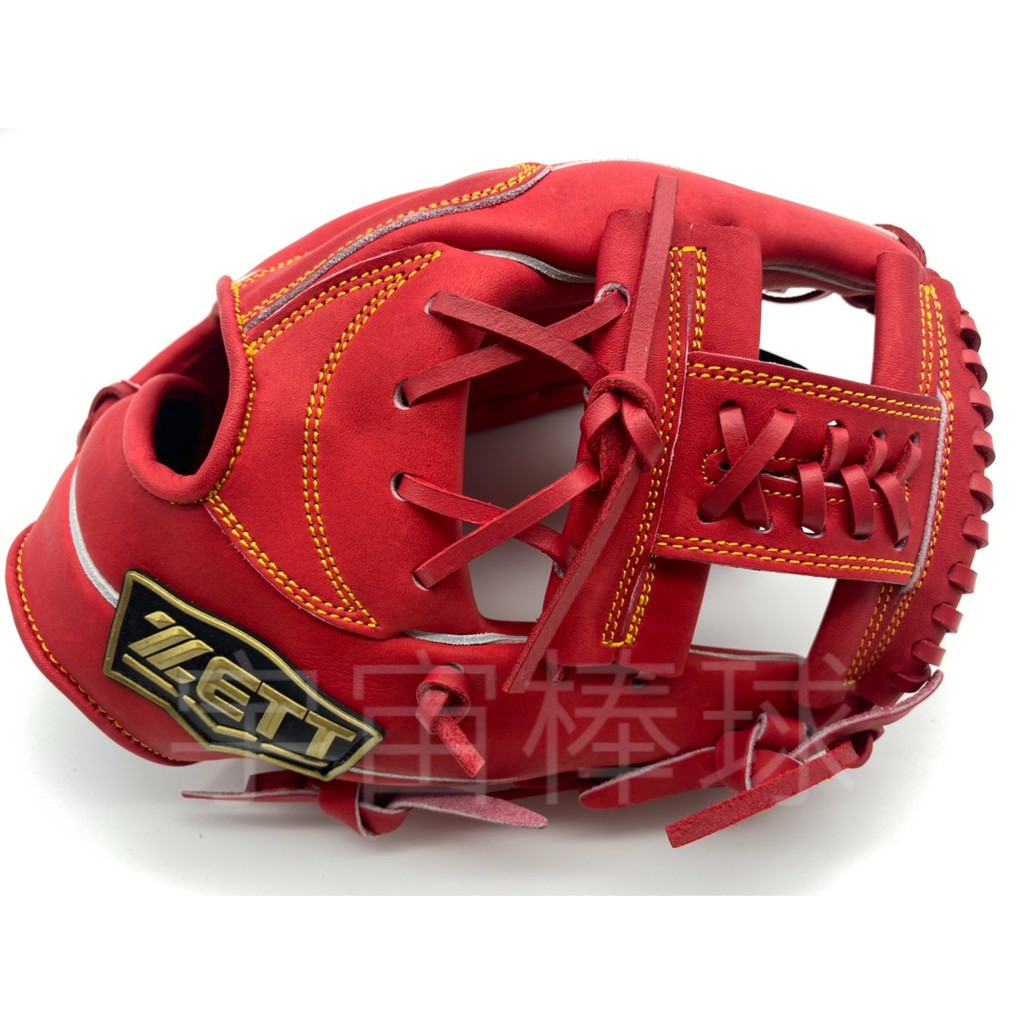 ※宇宙棒球※ZETT 特殊訂製款 棒壘球手套 11.5吋工字型球檔 紅 BPGT-36SP3404
