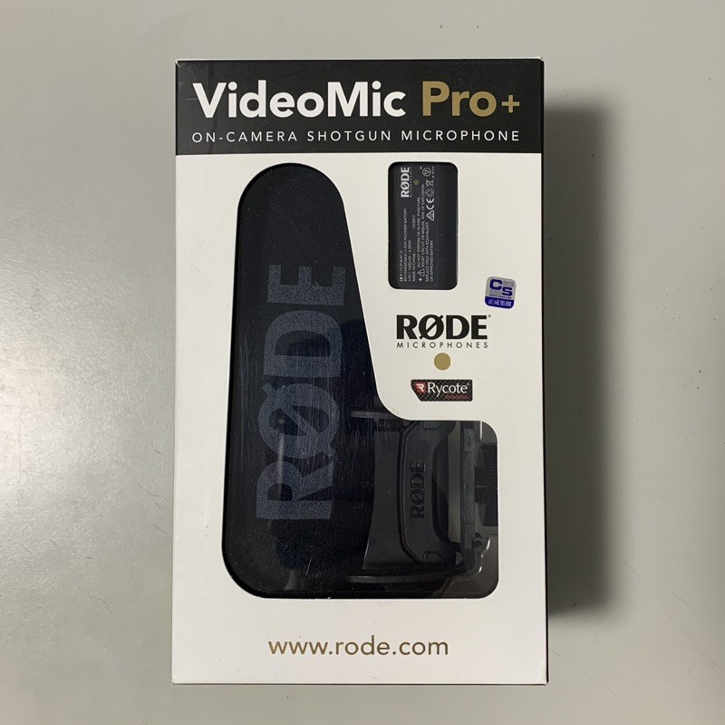 (二手近全新)【RODE】VideoMic Pro+ 超指向麥克風 VMP+ 機頂麥克風 公司貨