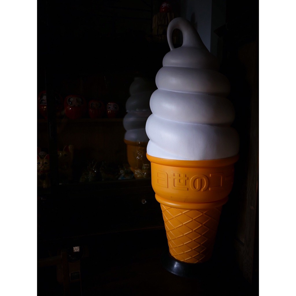 日本  日世冰淇淋 冰淇淋燈 燈箱 電飾看板 照明  deco 店頭