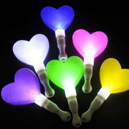 發光派對屋 西門中華店 Led愛心螢光棒 加油棒演唱會 蝦皮購物