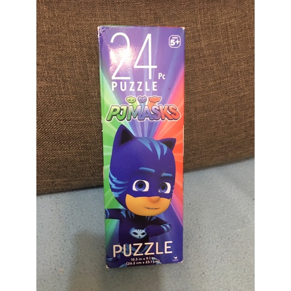 全新PJ masks紙盒拼圖(24片）