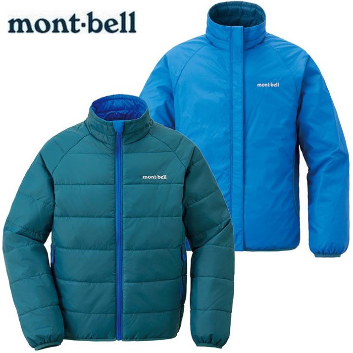 Mont-Bell 小朋友保暖外套/雙面穿化纖外套/夾克 兒童款1101448 DMLB汽油藍雙色 montbell