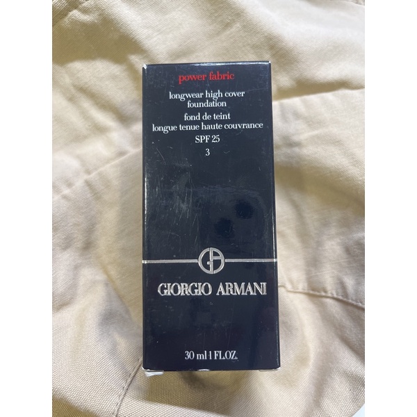 GA 粉底液 3號 (全新含運)Giorgio Armani Power Fabric GA完美絲絨水慕斯粉底