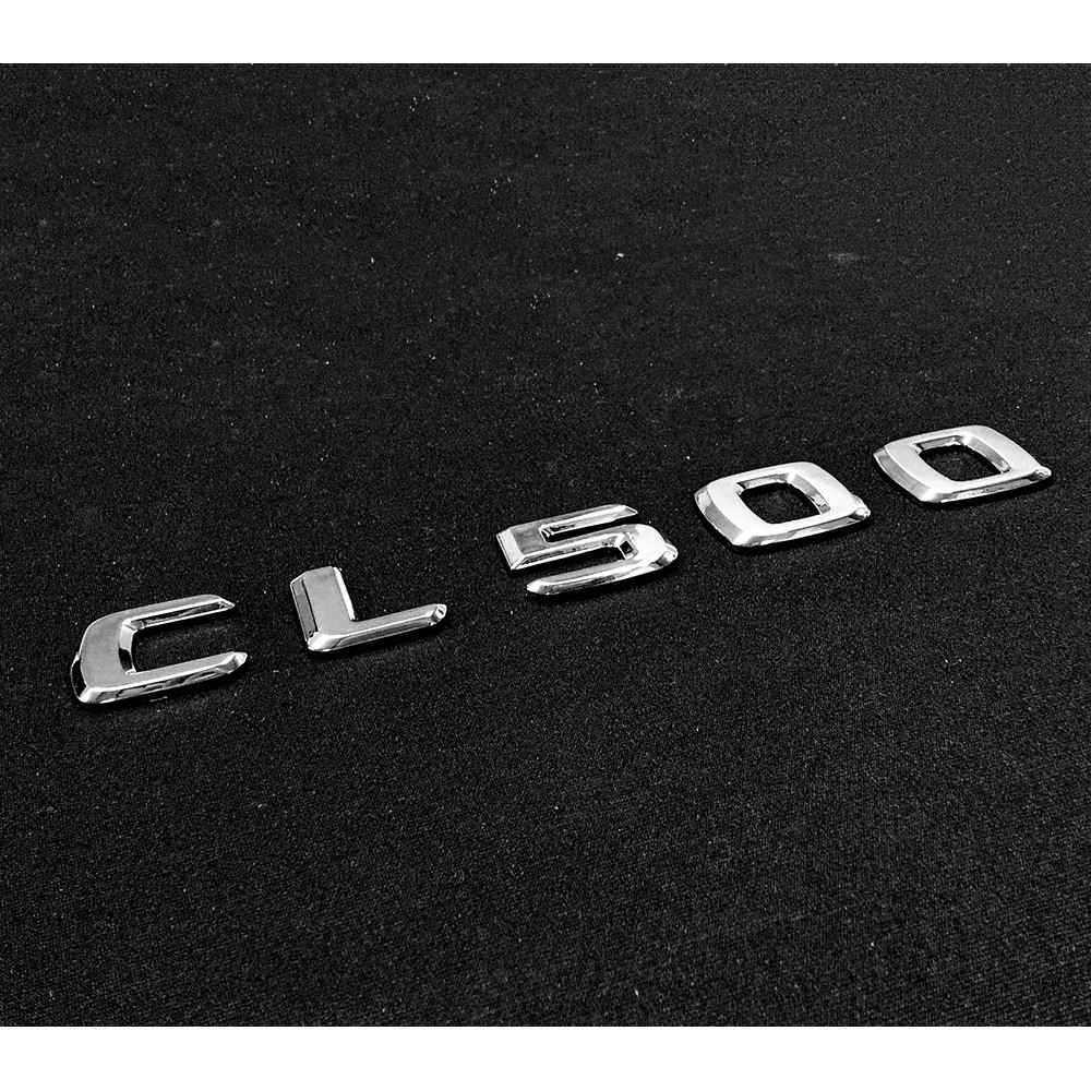 BENZ CL500 字體 字標 車身字貼 後箱字體 字體高度 25mm
