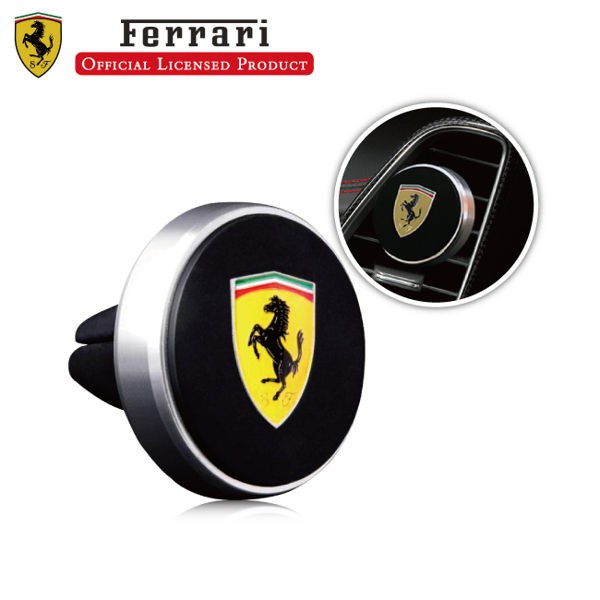 Ferrari 授權磁吸式出風口車用支架-黑 FESCHBK