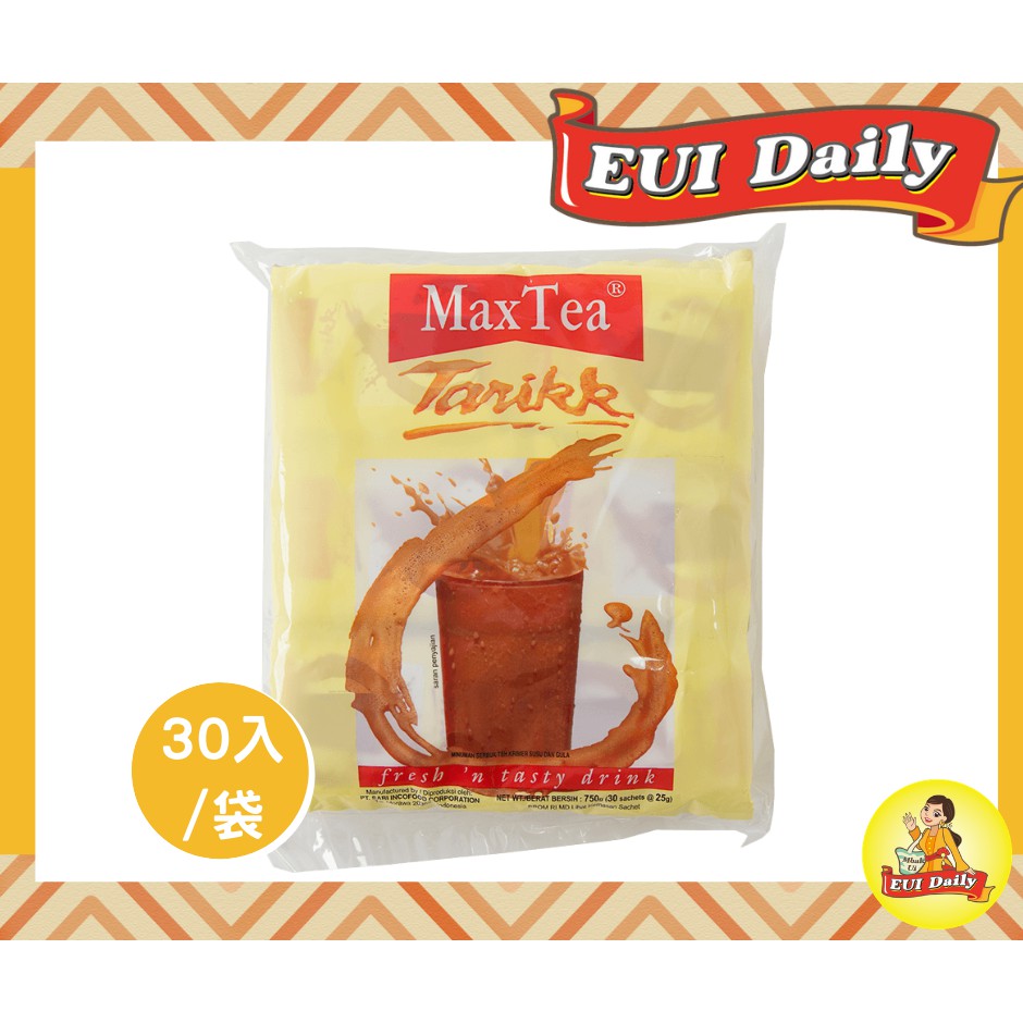 印尼 MAX TEA Tarikk 拉茶 奶茶 30入
