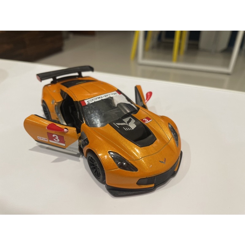 橘色跑車 玩具車模型 二手