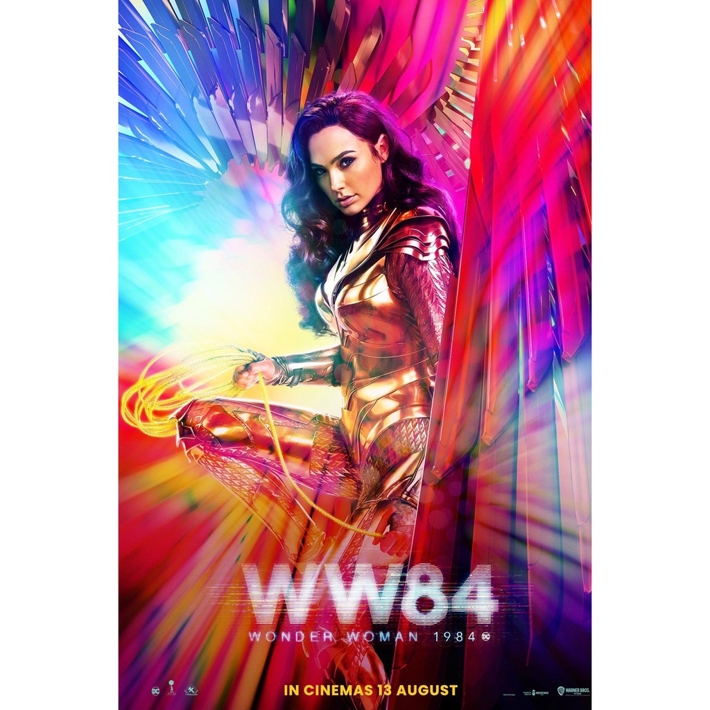 神力女超人1984電影ww84 A3護膜電影海報 蝦皮購物