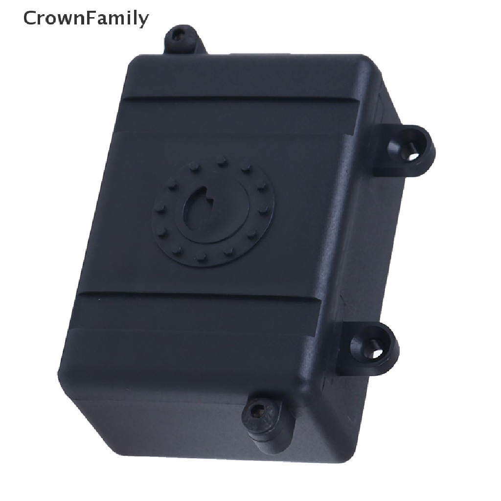 [crown] 1: 10 接收器盒 RC 汽車收音機盒, 用於 1 / 10 RC 履帶車 SCX10 D90 [my