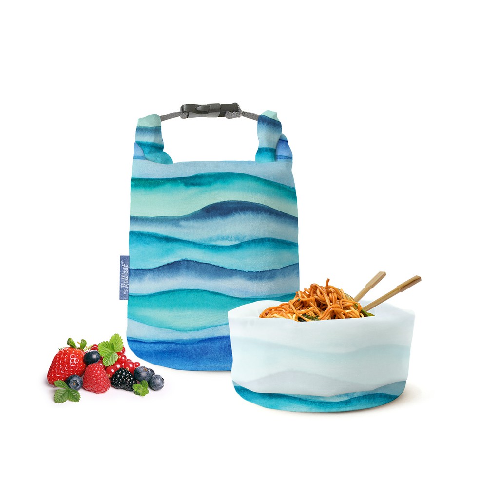 【獨家代理】Roll'eat西班牙桶裝食物袋_藍色海洋 環保食物袋 零食袋 保鮮袋 保鮮食物袋 保鮮 保鮮食物袋 熱食袋