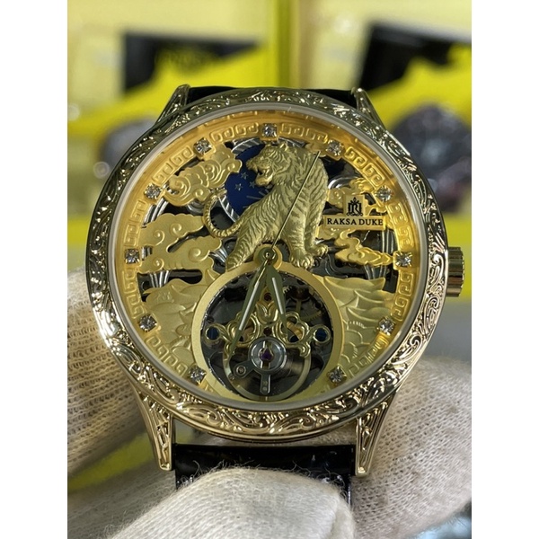 [鑫時代 紘洋精品］RAKSA DUKE羅薩公爵 帥氣虎年紀念自動機械腕錶