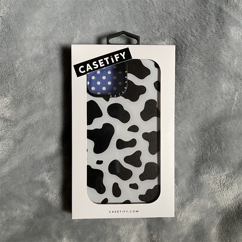 Casetify X 黑色白色奶牛透明靈感設計 iPhone 13 Pro MAX Mini 12 Pro MAX Mi