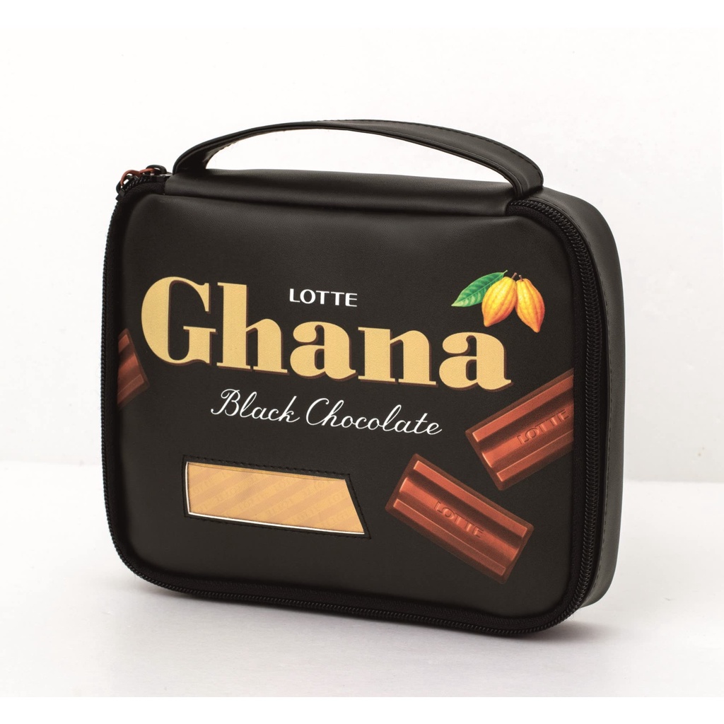 ［日本代購］Ghana 巧克力 萬用包 化妝包 筆袋 樂天 LOTTE MOOK 型錄