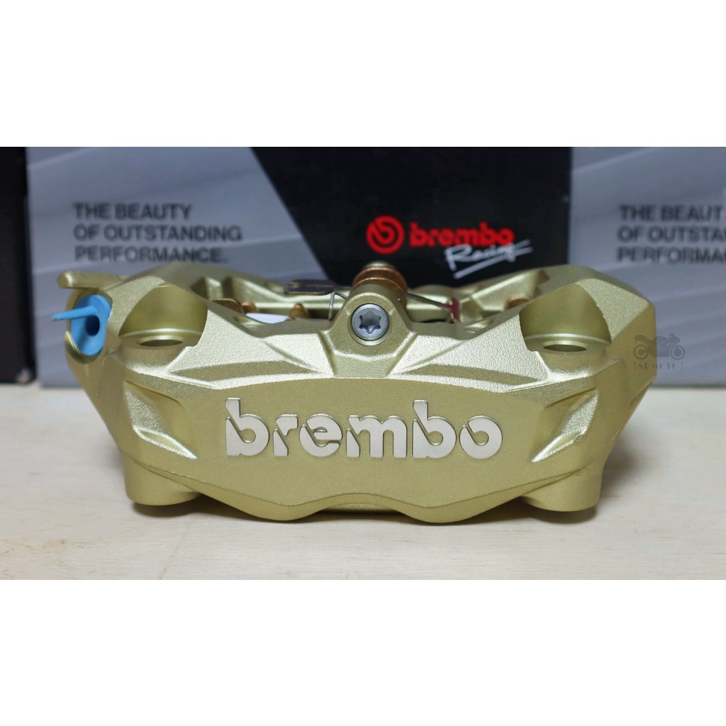 【ST】Brembo Ducati 939 輻射卡鉗(左卡)金底銀字 孔距100mm  AK550/輻卡/輻射卡鉗/水鳥