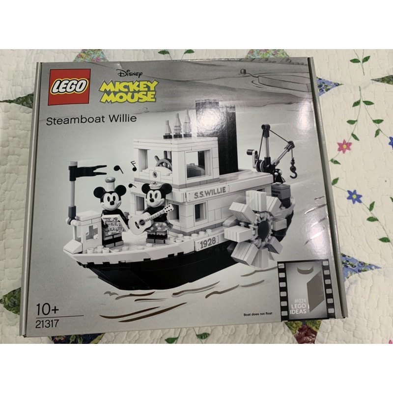 【全新未拆絕版樂高，外盒有壓痕】LEGO 21317 Steamboat Willie