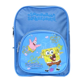 卡漫城 - 海綿寶寶 迷你 後背包 粉藍 高23cm ㊣版 小於A4 SpongeBob 書包 Patrick 派大星